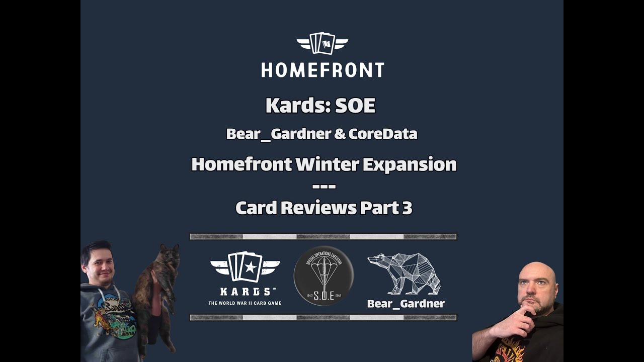 Kards SOE: Homefront Card Reviews Part 3