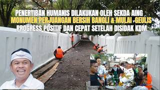 DISIDAK KDM MONJU TANPA BANGLI MULAI DIGEULISAN! SEKDA AING MENERTIBKAN DENGAN BANYOLAN DAN HUMANIS