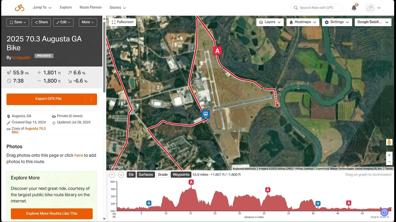 2025 70.3 Augusta Georgia Race Overview