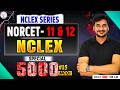 NORCET 11 & 12 NCLEX MCQ Series | NCLEX Based 5000 Important MCQs | NORCET 11 Preparation |Vikas Sir