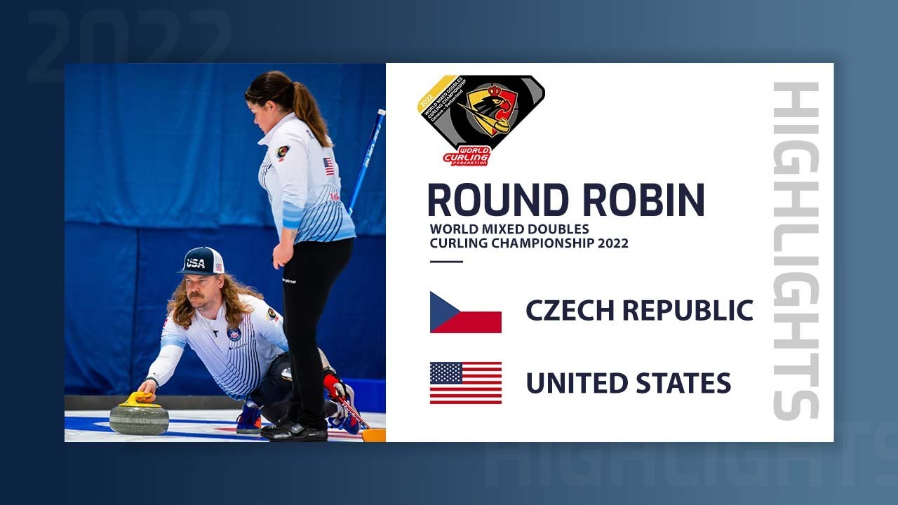 Czech Republic v United States - Highlights - World Mixed Doubles Curling Championship 2022