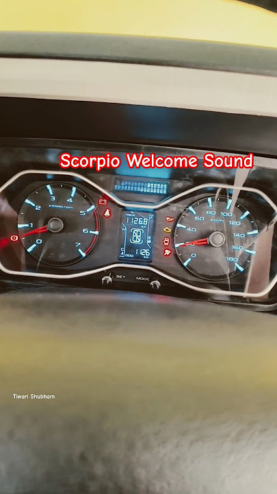 Scorpio Welcome Message Sound #scorpio #mahindra #automobile #shortsfeed Welcome To The Scorpio