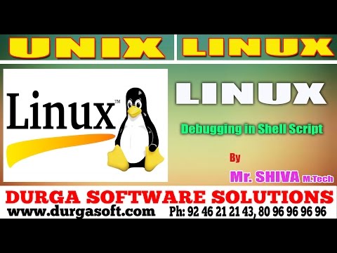 Linux/ Unix Tutorial ||  Debugging in Shell Script by Shiva