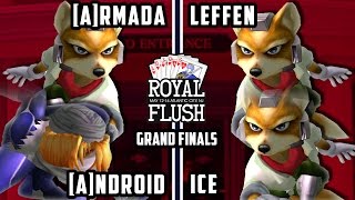 Royal Flush SSBM Doubles - RB TSM | Leffen & LG | Ice - Vs. [A] Armada & [A] Android Smash Melee GF