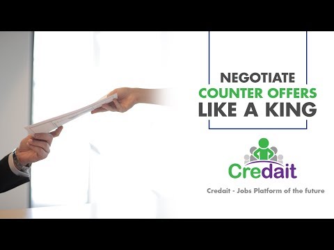 Career Tip #12:  2 Steps to Negotiate Counter offer following Resignation - video from Credait