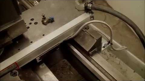 Digital Readout Install on Harrison M300 Lathe.