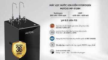 Máy lọc nước ion kiềm hydrogen Mutosi MP-S128H