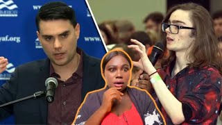**OMG!!! Ben Shapiro EXPLAINS Basic Biology To WOKE College Student And it Got Heated