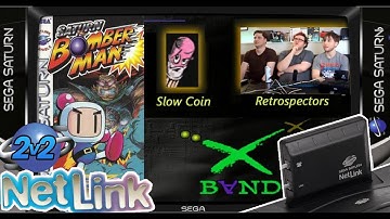 Sega Saturn Netlink Match #20 | 4 Player Saturn Bomberman Online Multiplayer (Sega Saturn, Dreampi)