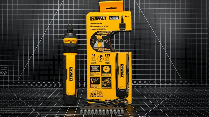 How it works + Unboxing Dewalt USB Screwdriver DWHT66719