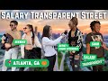How much do you make atlanta gasalary transparent street 