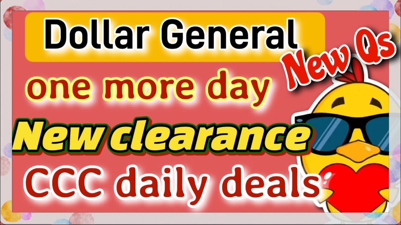 Dollar General New clearance coupons surprise glitch deal YouTube