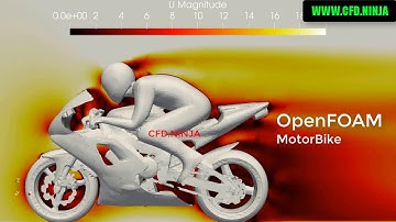 🥇 #OpenFOAM - motorBike
