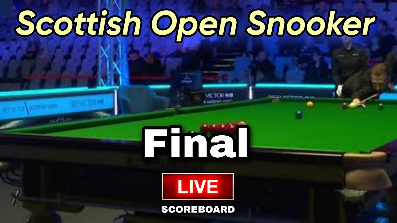 Joe OConnor vs Gary Wilson 2022 Scottish Open Snooker Final LIVE score Update