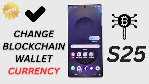 💰 How to Change Samsung Blockchain Wallet Currency on Galaxy S25/S25+/Ultra 📱