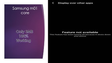 Samsung m01 core display over other app problem fix|100% working App|Android Lokaya