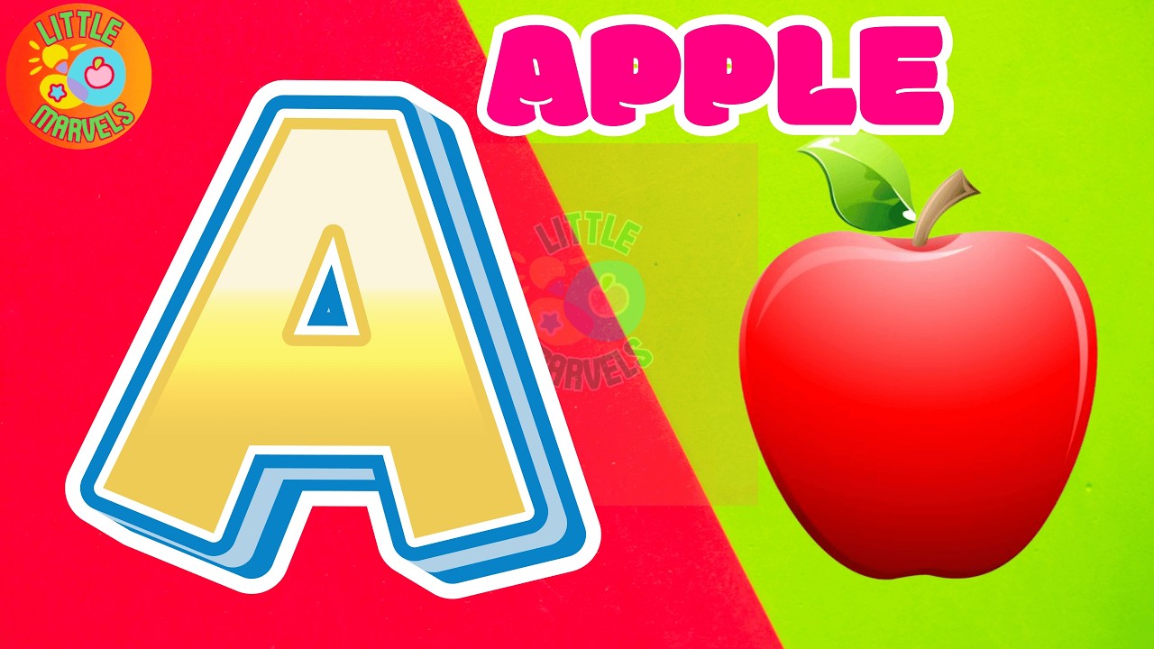 ⭐️📚 ABC Phonics Song | Nursery Rhymes in English for toddlers and Children