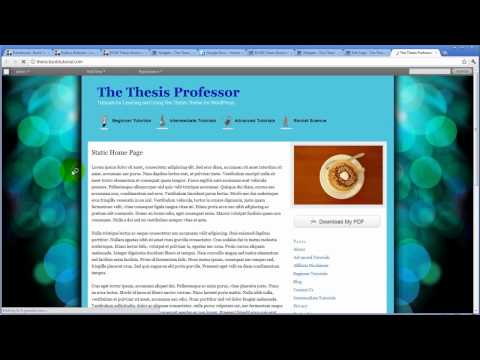 Basic Styling Concept using Thesis Shortcode Content Widgets