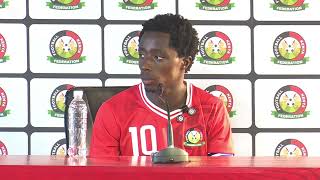 ✍🏾 Kenya U-23 captain Kevin Wangaya has attributed their four star win over Tanzania to team work