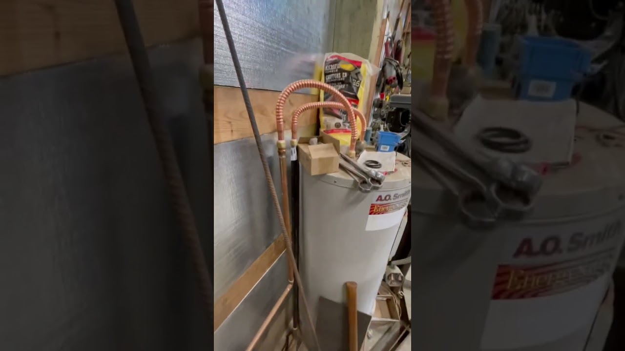 Wood fired in floor heat, home built on a budget.