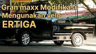 Pengantian ban Mobil grand maxx mengunakan velg ERTIGA Ban BRIDGISTONE ECOPIA 185/65/15