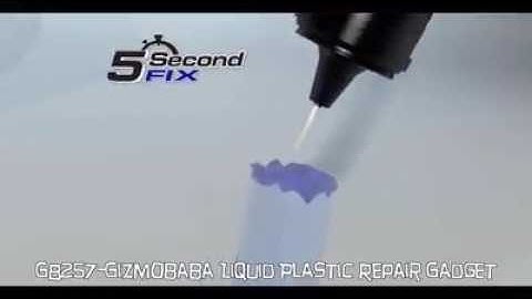 Liquid plastic uv welding glue.