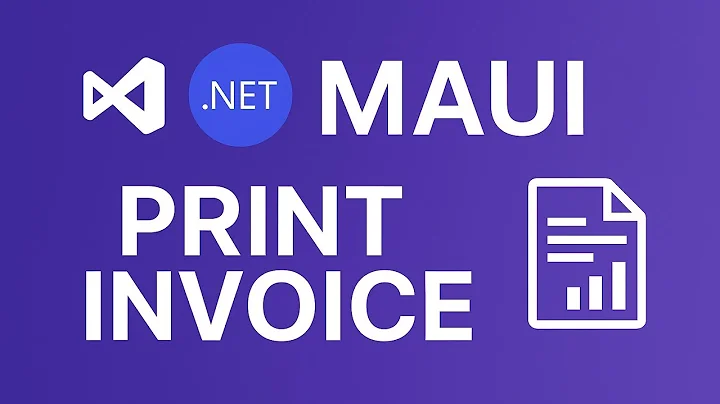 Build a Simple Invoice App & Print Invoices with .NET MAUI