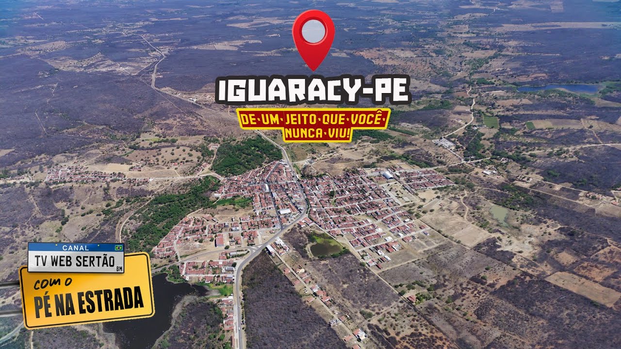 VISTA AÉREA DE IGUARACY EM GRANDE ALTITUDE