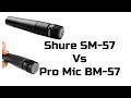 Shure SM-57 vs ProMic BM-57 Detailed Comparative Test