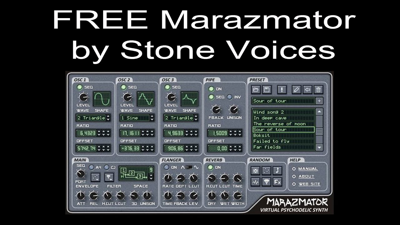 FREE Marazmator by Stone Voices