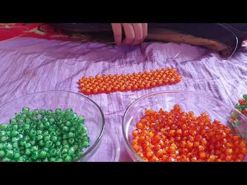 how to make clasic beaded bag || for beginner Part 1. 