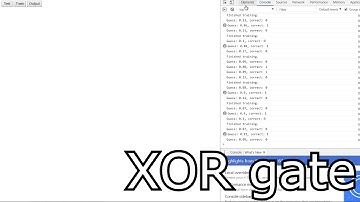 Neural Network - AND XOR NOT gates