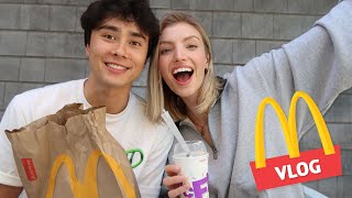 Quarantine Vlog- we suit up and venture to McDonalds