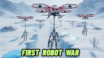 First Even Humanoid Robot War Action #ai