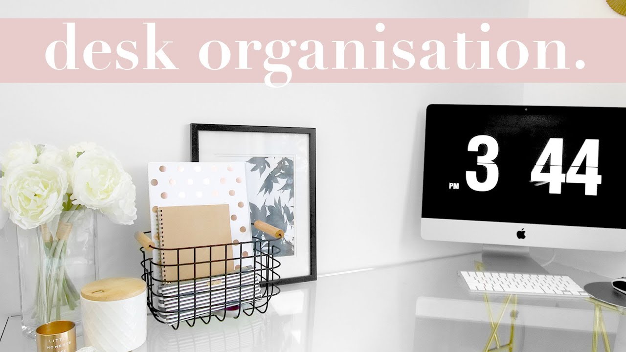 Major Cleaning Motivation Desk Office Organization Deep Clean