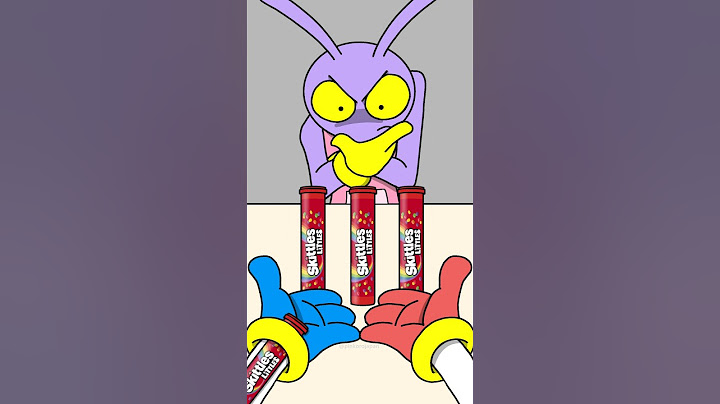 ?😱TADC Jax & Pomni Easy Skittles Magic Trick Tutorial Animation 8 #tricks #magic #tutorial #マジック種明かし