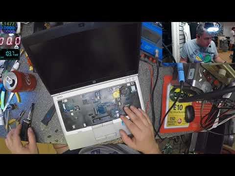 Thumbnail for Hp 2570p, blown mosfet and 19v power rail shorted to ground by a cap