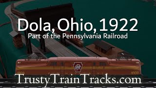 Dola, Ohio, 1922 - Pennsylvania Railroad