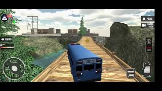 Police Bus Driver Simulator Driving 2024 - Offroad Coach Hill Dangerous Duty - Android GamePlay screenshot 4