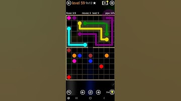 How To Solve Flow Free Hourglass Pack Level 59 9x12 Board Hard Walk Through Solution Walkthrough