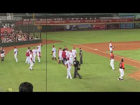 2023/05/26-統一vs樂天 陳鴻文與羅昂發生言語衝突 大場面！