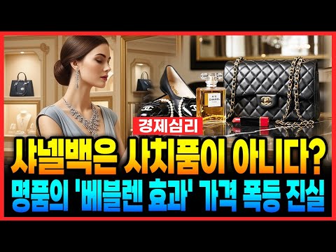 샤넬백은 사치품이 아니다?ㅣ명품 시장의 '베블렌 효과'와 가격 폭등의 진실ㅣ#경제월드 #경제학 #샤넬 #베블렌효과 #명품소비심리 #오픈런 #파노플리효과 #과시적소비 #경제심리