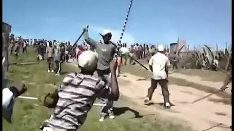 Stick fighting kwaBhaca