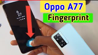 Oppo a77 display fingerprint setting/Oppo a77 me in display fingerprint lock/fingerprint sensor screenshot 4