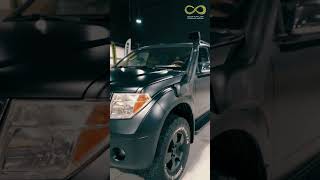 Metallic Makeover: Nissan Pathfinder's Stunning Transformation to Black at Infinity Cars