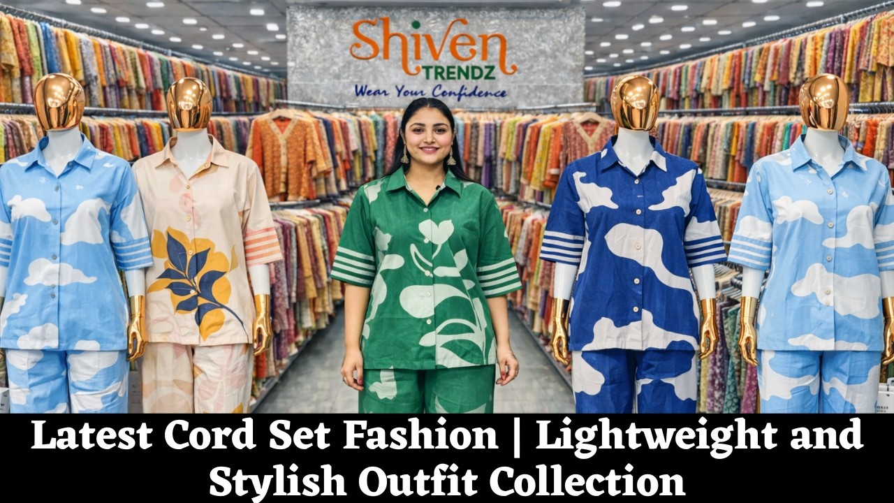 Latest Cord Set Fashion | Lightweight and Stylish Outfit Collection | Trending Cord Set Collection
