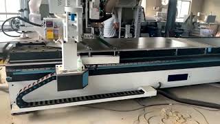 auto loading unloading table ATC cnc nesting machine
