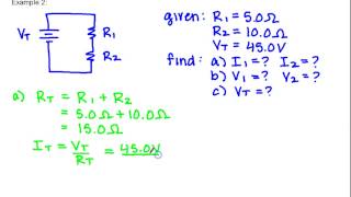 Series Circuit Example 2