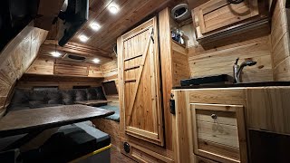 Cozy Space Inside This 4 Wheel Drive Class B Camper Van | Full Tour