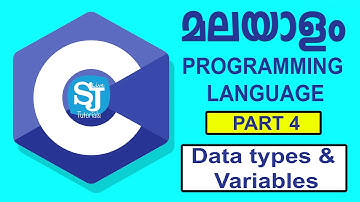 Data types and Variables in C programming language | Malayalam C programming Language